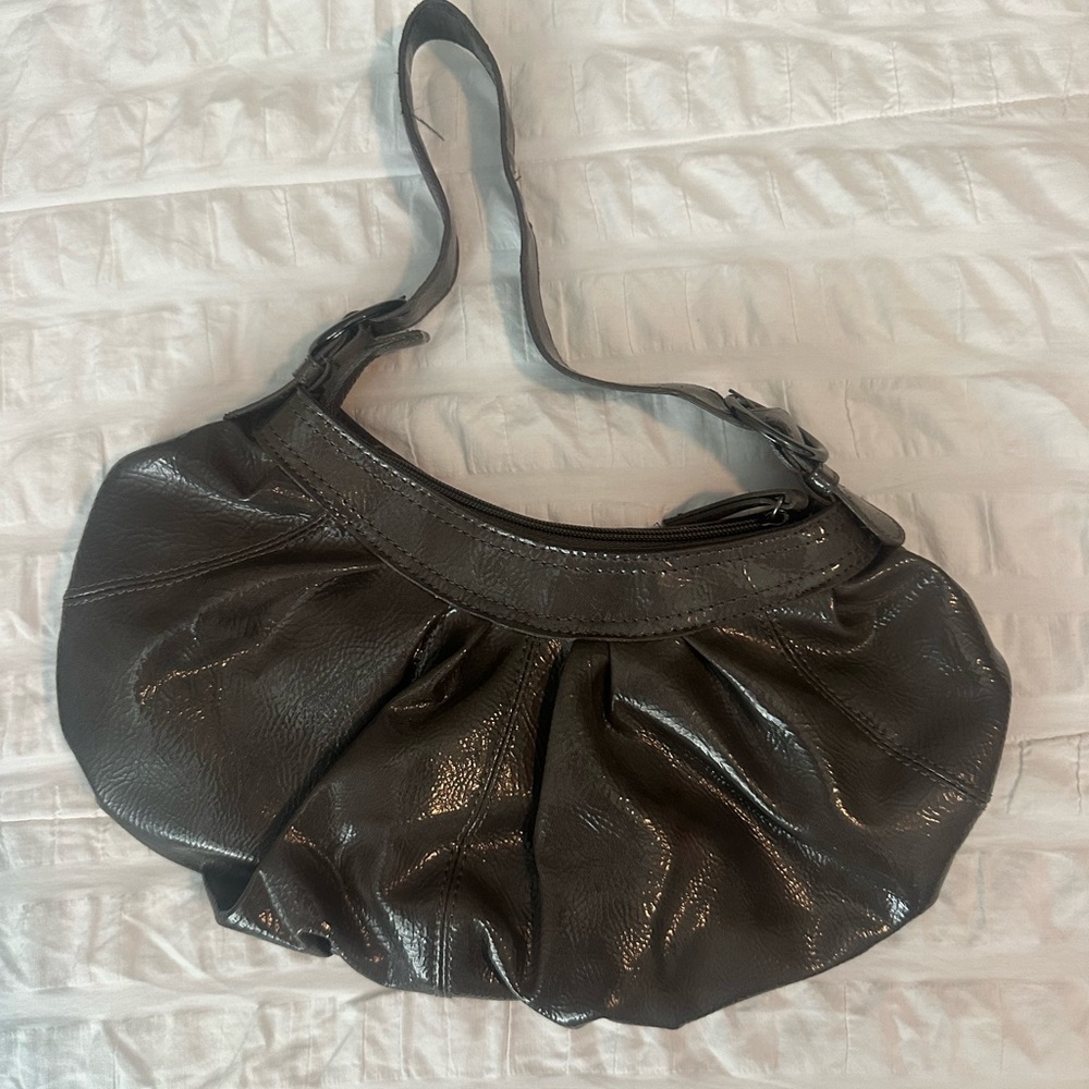 The Many Moods of Poppie Jones Black Faux Leather Bag